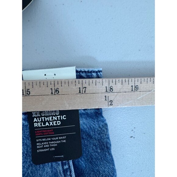 Levis XX Chino Authentic Relaxed Acid wash jeans sz 34x34 - Picture 5 of 9